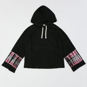 KIMONO SLEEVE PULLOVER HOODIE