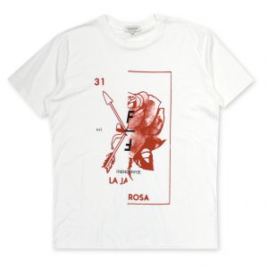 LOTERIA ROSE CREW NECK T-SHIRT