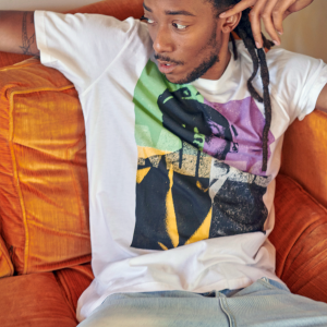 MILES DAVIS 4 SQUARE CREW NECK T-SHIRT